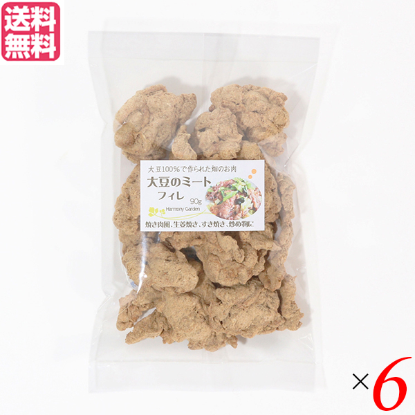 大豆ミート 国産 ヒレ 大豆ミート フィレ 90g ６袋セット 送料無料