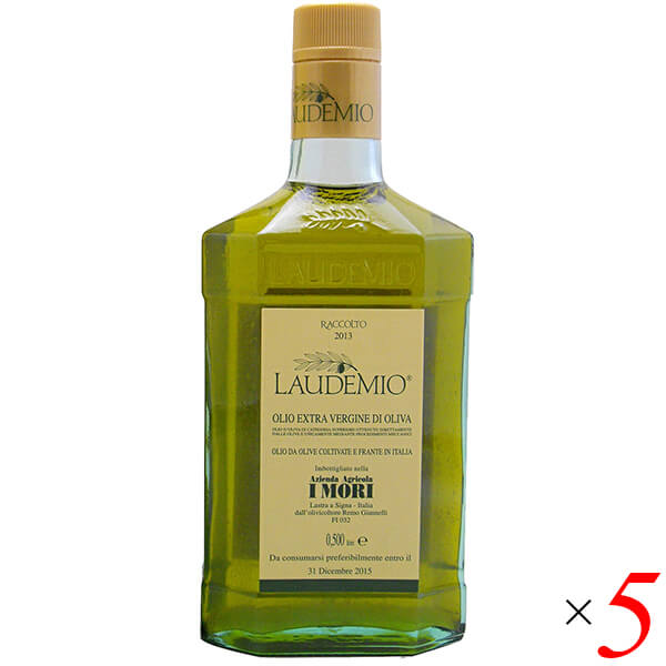 Imori イ・モーリ ラウデミオ エクストラヴァージン オリーブオイル 500ml 5本セット 送料無料の通販は