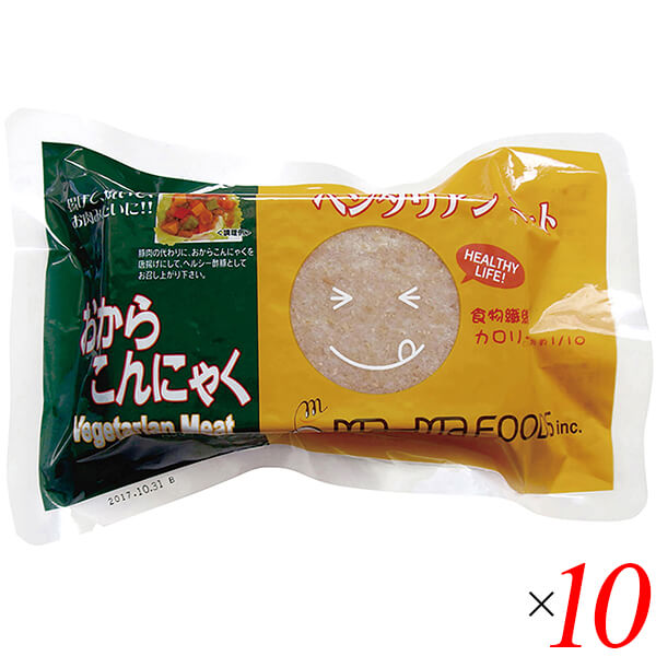 【当店最大16%+日曜5%】〜6/15(月)9:59！おからこんにゃく（ベジタリアンミート）340g 10個セット マーマフーズ