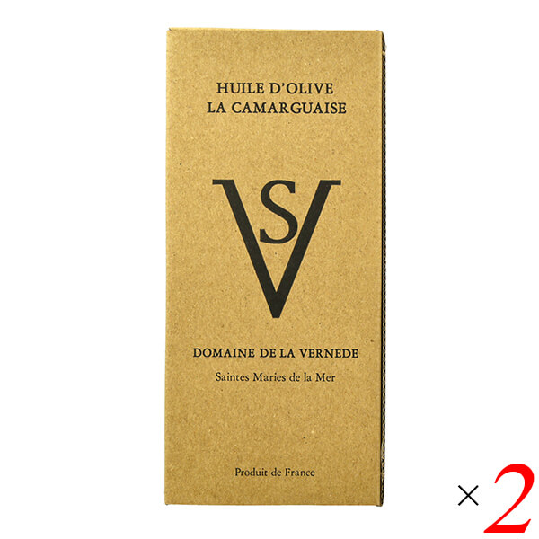 ヴェルネード エキストラドゥース オリーブオイル350ml 箱あり 2本セット 無添加 ミシュラン 高級の通販は
