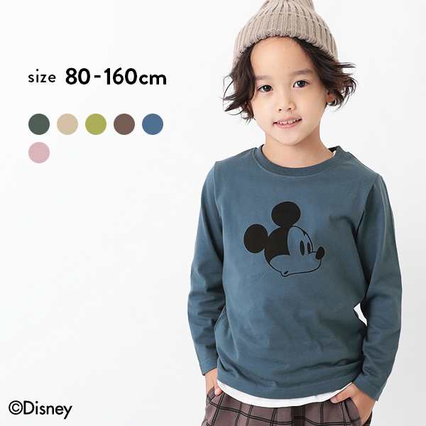 子供服 長袖tシャツ 男の子 女の子 Disney ミッキー柄長袖tシャツ キッズ プリントtシャツ 80cm 90cm 95cm 100cm 110cm 1cm 130cm 140cの通販はau Pay マーケット 子供服 Devirock