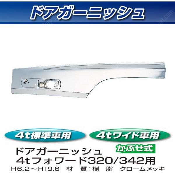 320フォワード メッキ ヘッドライト 下 リム ガーニッシュ