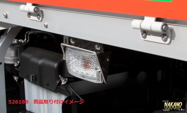 ○中間サイドウインカーランプ用 ウロコバイザー 30mm IKI