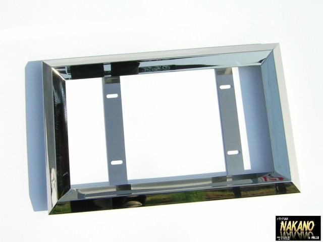 ○トラック用 ナンバー枠 大型 38角 鏡面｜楽天市場】ナンバー枠 大型 38