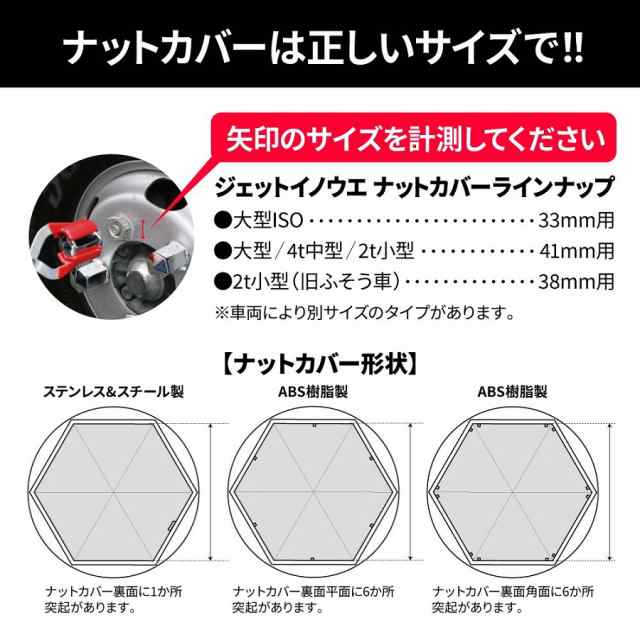 ●トラック用 ナットカバー 星マーク 10ヶ入り ABSクロームメッキ 500496 33ｍｍ高さ60ｍｍ ナットキャップ｜au PAY マーケット