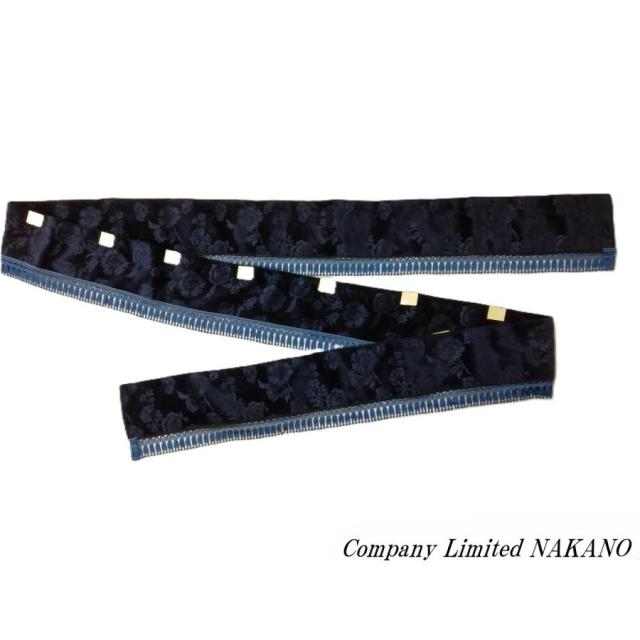 ●トラック用 グルット フロントカーテン 両面絢華 AYAKA ネイビ 4000×180ｍｍ 助手席 フロント 運転席までグルット 西日対策