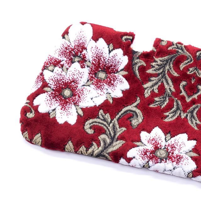 ○トラック用 サンバイザーカバー 金華山 桜 赤/黒 R/Lセットの通販は