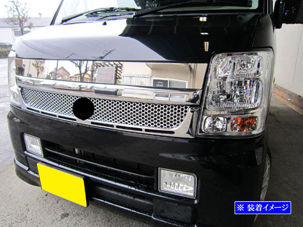 BRIGHTZ スクラムワゴン DG64W 超鏡面ステンレスメッキボンネットパネル 1PC BON−COV−050