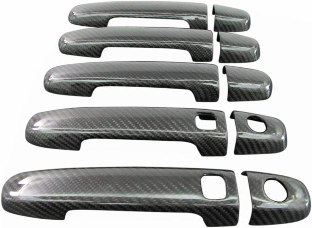 BRIGHTZ RAV4 ACA31W ACA36W リアルカーボンドアハンドルカバー ノブ COR−NOBU−FC−A3B2C2D3