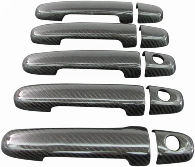 BRIGHTZ RAV4 L 20 21 25 26 リアルカーボンドアハンドルカバー ノブ COR−NOBU−FC−A5B0C3D2