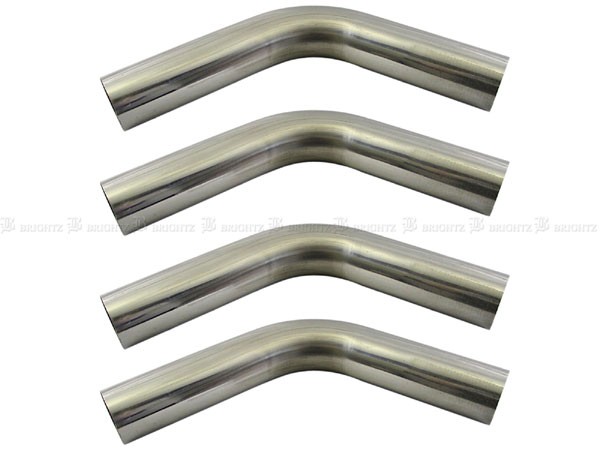 BRIGHTZ 70Φ 60度 ステンレス 曲げパイプ 1.5mm厚 4PC CUR−PIPE