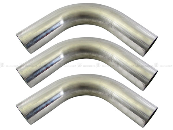BRIGHTZ 70Φ 90度 ステンレス 曲げパイプ 1.5mm厚 3PC CUR−PIPE−027−3PC 6,593円