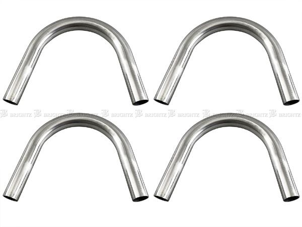 BRIGHTZ  35Φ 150度 ステンレス 曲げパイプ 1.2mm厚 4PC CUR−PIPE−032−4PC