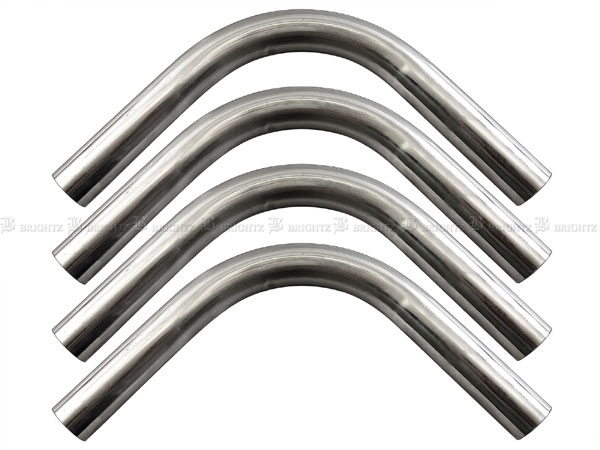 BRIGHTZ  35Φ 90度 ステンレス 曲げパイプ 1.2mm厚 4PC CUR−PIPE−036−4PC