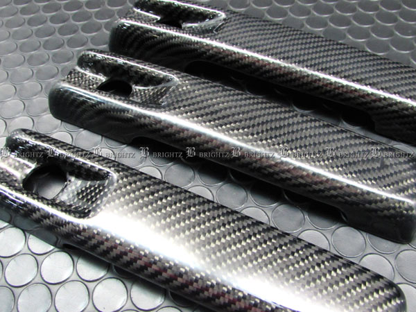 BRIGHTZ Gクラス W463 リアルカーボンドアハンドルカバー ノブ 3PC DHC−NOBU−133−3PC_4