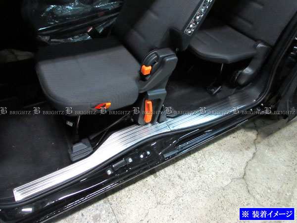 BRIGHTZ N-VAN JJ1 JJ2 ステンレスエントランスモール スカッフプレート ENT−MOL−097の通販は