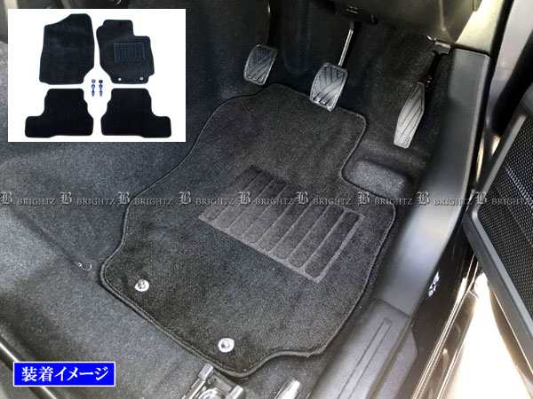 Brightz ジムニーシエラ Jb74w フロアマット 車種専用設計 ズレ防止の止め具付き Floor Mat 033の通販はau Pay マーケット Brightz