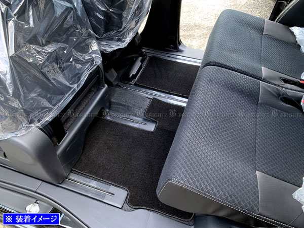 BRIGHTZ タントカスタム LA650S LA660S フロアマット 4PC 止め具付き 運転席ロングスライドシート車用  FLOOR−MAT−036｜au PAY マーケット