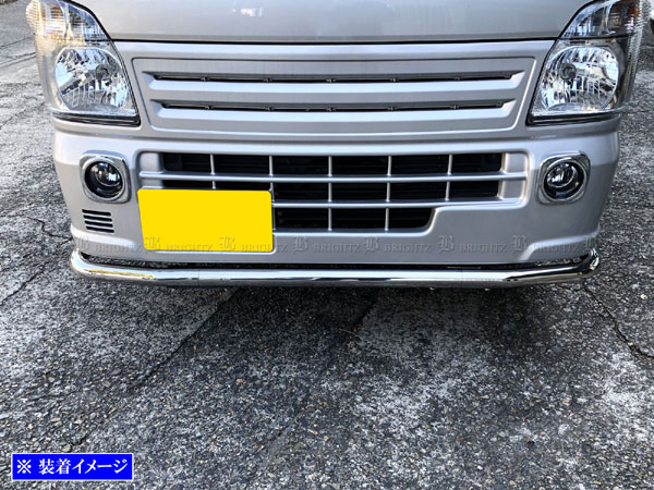 BRIGHTZ スーパーキャリイ DA16T ステンレスメッキフロントバンパー