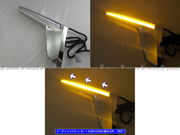 BRIGHTZ ランクル 200 URJ202W 後期 LEDシーケンシャルウィンカー付 