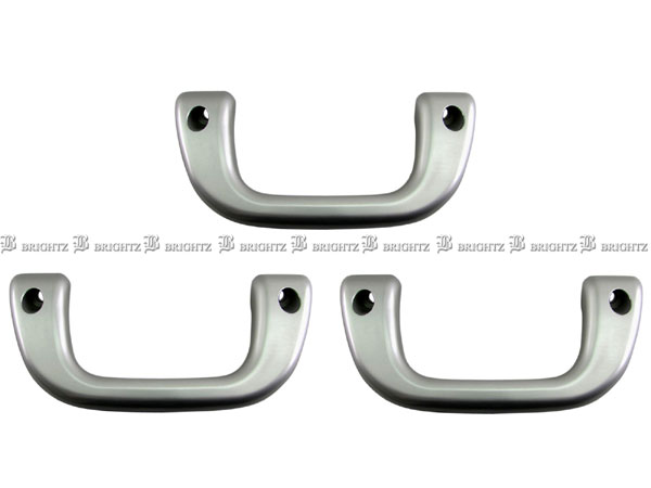 BRIGHTZ ハイゼットカーゴ S321V S331V アルミ アシストグリップ 銀 3PC INT−GRIP−004−3PC_1
