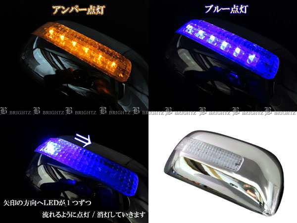 BRIGHTZ ラウム 20 25 LEDウィンカー付メッキドアミラーカバー LED黄u0026青 MIR−SID−029の通販はau PAY マーケット -  BRIGHTZ | au PAY マーケット－通販サイト