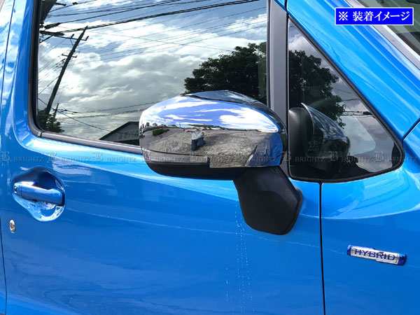 BRIGHTZ ワゴンRカスタムZ MH55S MH95S メッキドアミラーカバー MIR