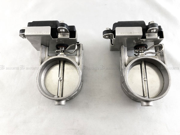 BRIGHTZ 電動マフラー可変バルブ 2PC 63mm コントローラーセット MUF−ETC−006