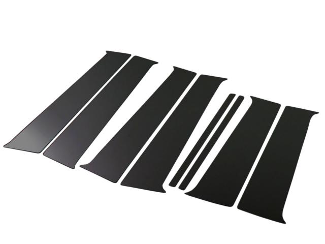 BRIGHTZ デックス M401F M411F 超鏡面ステンレスブラックメッキピラーパネル バイザー無用 8PC PIL−BLA−007の通販は