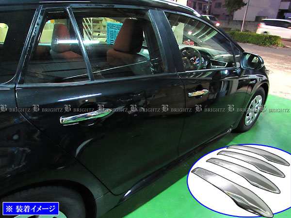 BRIGHTZ カローラツーリング 10 12 17 210 211 212 214 215 219 メッキドアハンドルカバーノブハーフカバータイプ  HWセット PRIUS50−NOB｜au PAY マーケット