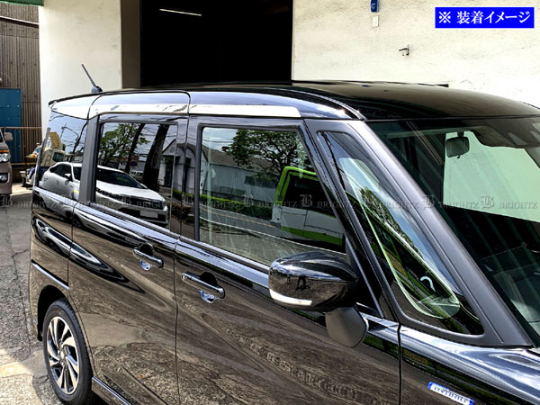 BRIGHTZ ソリオバンディット MA37S MA47S 超鏡面ステンレスメッキテールライトライン 2PC BRIGHTZ ソリオバンディット MA37S MA47S MAD7S メッキアンテナカバー