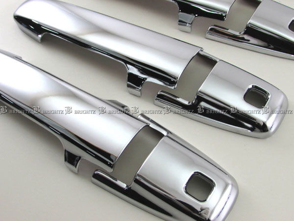 BRIGHTZ スペーシア MK53S メッキドアハンドルカバー 皿 DHC-SARA-091 MK53 MK K53 53 スペイシア ス BRIGHTZ スペーシアギア MK53S 超鏡面ステンレスメッキドアハンドル