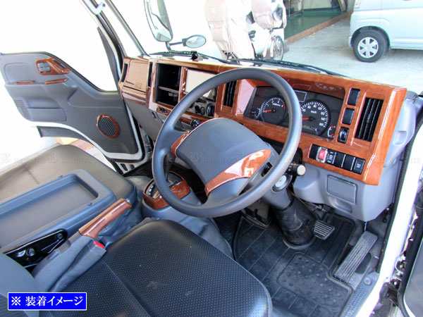 BRIGHTZ タイタン 85 インテリアパネルセット 18PC 茶 TRUCK－L－130の