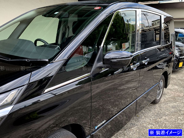 BRIGHTZ ランディ C27 超鏡面ステンレスメッキピラーアッパーウィンドウセット 20PC WIN−SET−034の通販は 12,306円