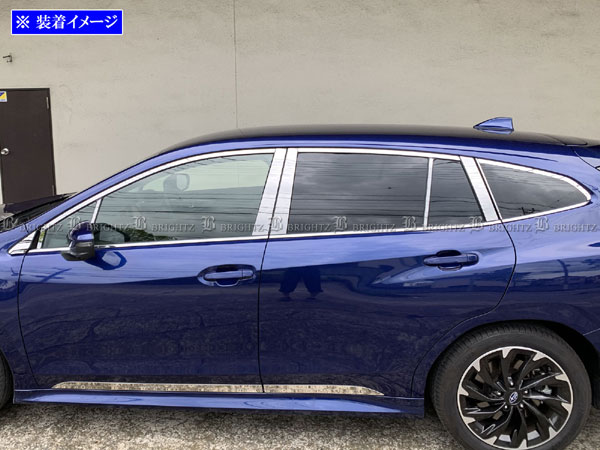 BRIGHTZ レヴォーグ VN5 超鏡面ステンレスメッキピラーウィンドウセット 24PC WIN−SET−045