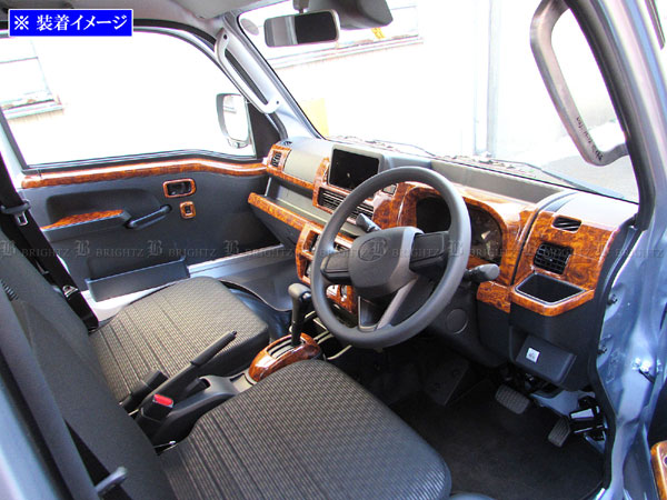 BRIGHTZ サンバートラック S500J S510J アシストグリップ 銀 3PC  S500 S510 | BRIGHTZ サンバートラック S500J S510J オーバーフェンダー