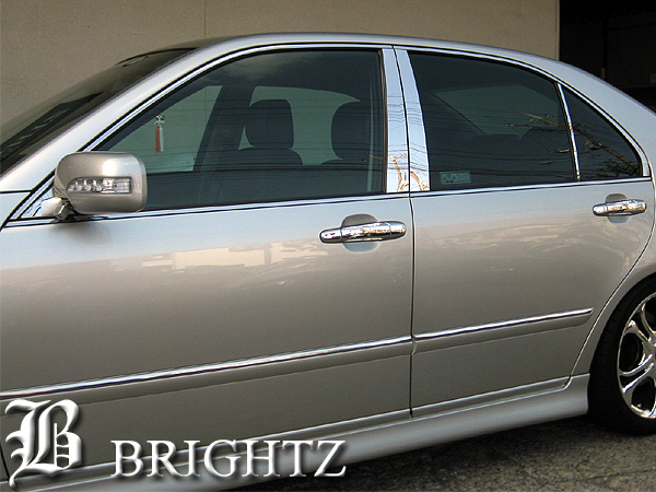 BRIGHTZ ブレビス 10系超鏡面メッキピラーパネルカバー 8PC バイザー無用 PIL−SIL−325の通販は 5,860円