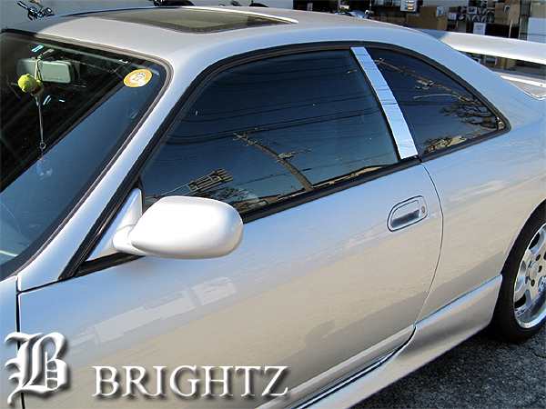 BRIGHTZ スカイライン R33 2ドア 鏡面ステンレスメッキピラーパネル