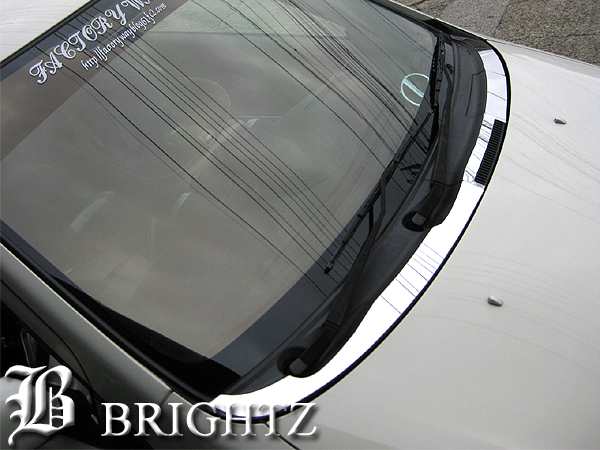 BRIGHTZ イスト ist NCP60 NCP61 NCP65 超鏡面ステンレスメッキフロントウィンドウモール 4PC WIN−SIL−036の通販は 7,150円