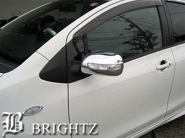 BRIGHTZ プリウス 20系 NHW20 メッキ LED ミラーカバー 交換タイプ MIR