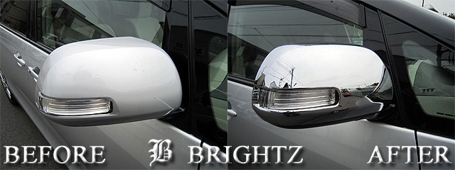 BRIGHTZ ヴァンガード ACA33W ACA38W GSA33W クロームメッキミラー