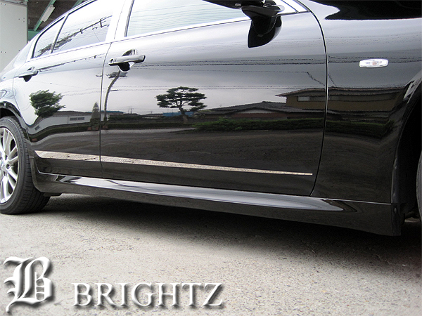 BRIGHTZ スカイライン V36 CKV36 KV36 NV36 PV36 V36 4ドア車用 鏡面ステンレスメッキサイドドアモール 4PC SID−MOL−041