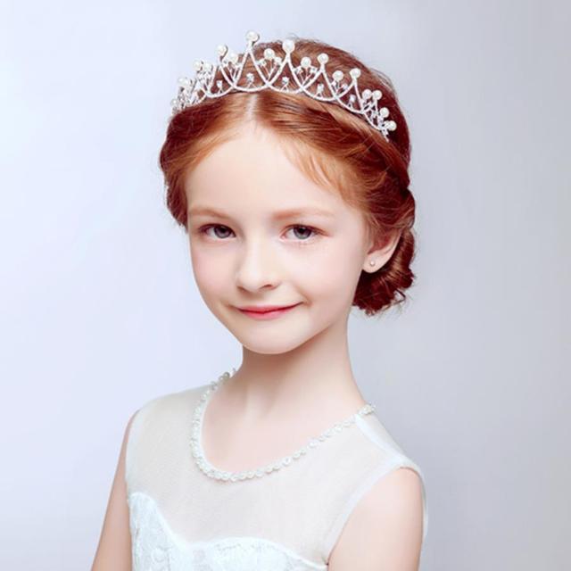 【　カチューシャ／冠　定番タイプ　】ヘッドドレス カチューシャヘッドドレス【サテンドレープ】髪飾り・花冠