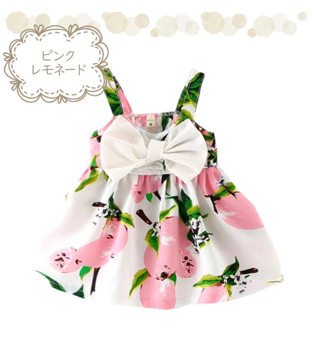 夏レモン 総柄 チュニック ワンピース ベビー キッズ 子供服 夏服 女の子 保育園 普段着 70 80 90cm ギフト 出産祝い プレゼントの通販はau Pay マーケット ソドムアンドゴモラ