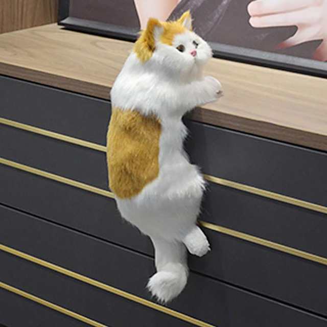 猫　ネコ　ぬいぐるみ　新品未使用　置物　リアルネコ　3体セット