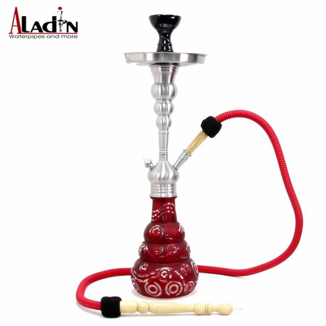 シーシャ 本体 パイプ Aladin ROY 20 RED 56cm 水タバコ 水パイプ shisha hookah