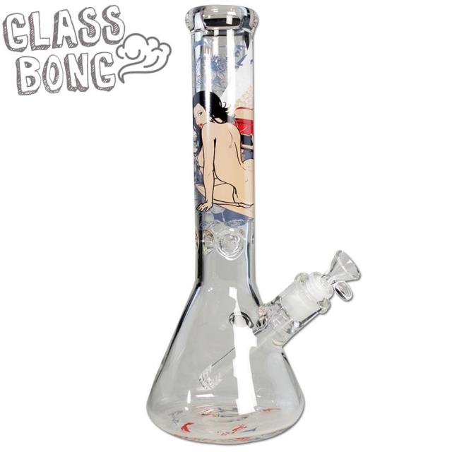ガラス ボング CALIFORNIA Glass Bong Ice 水パイプ ガラスボング ガラスパイプ 喫煙具 Glass Bong 煙管 凡愚の通販は