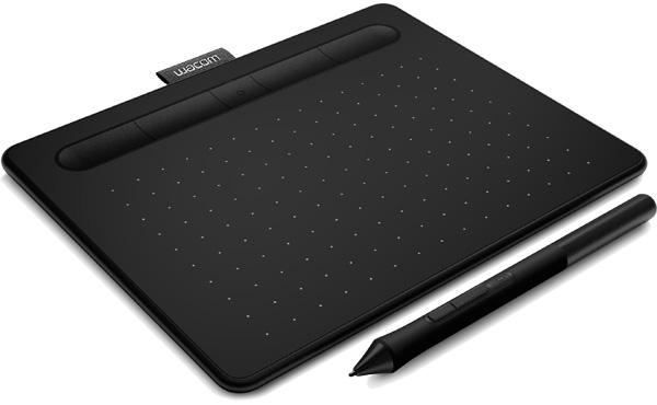 ワコム ペンタブレット Wacom Intuos Small ワイヤレス CTL-4100WL/K0 ブラック 筆圧4096レベル バッテリーレスペン_1