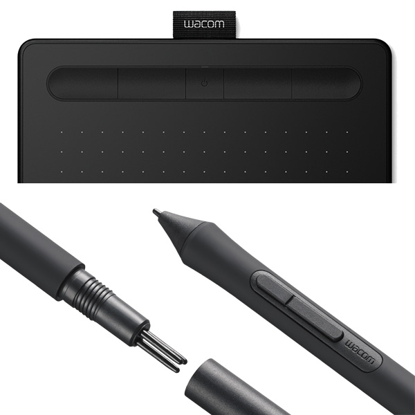 ワコム ペンタブレット Wacom Intuos Small ワイヤレス CTL-4100WL/K0 ブラック 筆圧4096レベル バッテリーレスペン_6