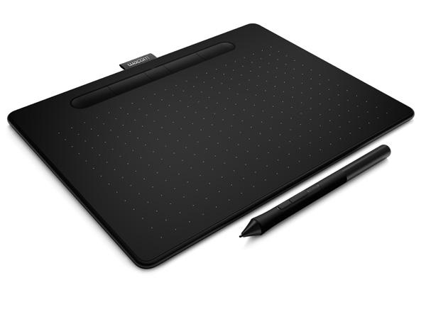 ワコム ペンタブレット Wacom Intuos Medium ワイヤレス CTL-6100WL/K0 ブラック 筆圧4096レベル バッテリーレスペン_1